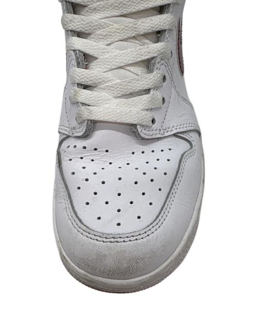 NIKE（ナイキ）NIKE (ナイキ) ハイカットスニーカー/AIR JORDAN 1 HIGH 85 ホワイト×レッド サイズ:27の古着・服飾アイテム