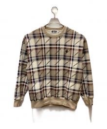 A BATHING APE（ア ベイシング エイプ）の古着「クルーネックスウェット」｜ベージュ