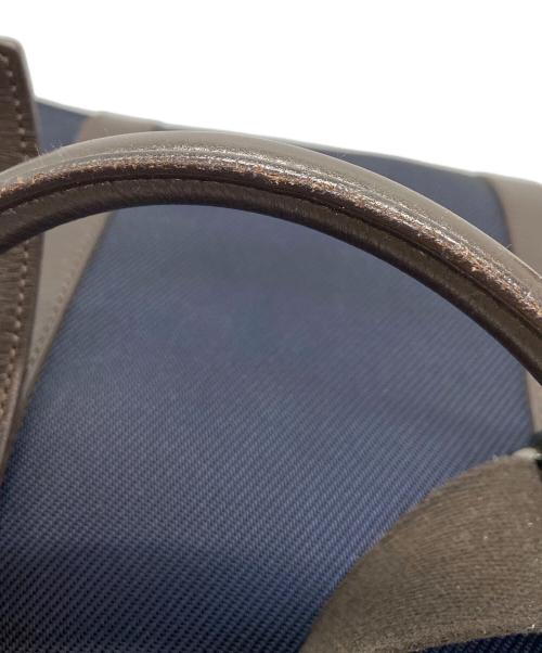 BURBERRY BLACK LABEL（バーバリーブラックレーベル）BURBERRY BLACK LABEL (バーバリーブラックレーベル) 2WAYバッグ ネイビー×ブラウンの古着・服飾アイテム