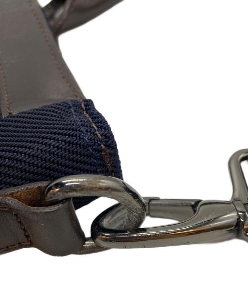 BURBERRY BLACK LABEL（バーバリーブラックレーベル）BURBERRY BLACK LABEL (バーバリーブラックレーベル) 2WAYバッグ ネイビー×ブラウンの古着・服飾アイテム