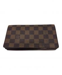 LOUIS VUITTON（ルイ ヴィトン）の古着「長財布/ダミエ・ポルトバルール・カルトクレディ」