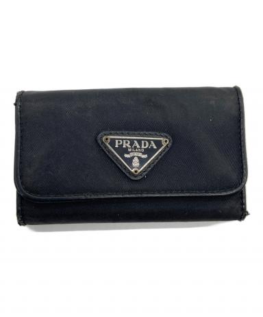 中古・古着通販】PRADA (プラダ) キーケース ブラック|ブランド・古着 中古・古着通販】PRADA (プラダ) キーケース ブラック|ブランド・古着