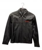 HARLEY-DAVIDSONハーレーダビッドソン）の古着「シングルライダースジャケット」｜ブラック