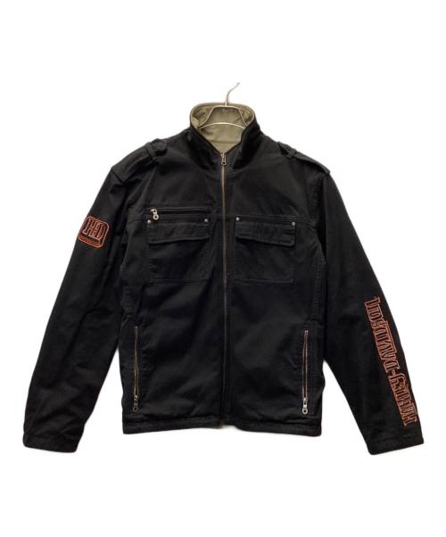 HARLEY-DAVIDSON（ハーレーダビッドソン）HARLEY-DAVIDSON (ハーレーダビッドソン) リバーシブルジャケット ベージュ サイズ:Lの古着・服飾アイテム