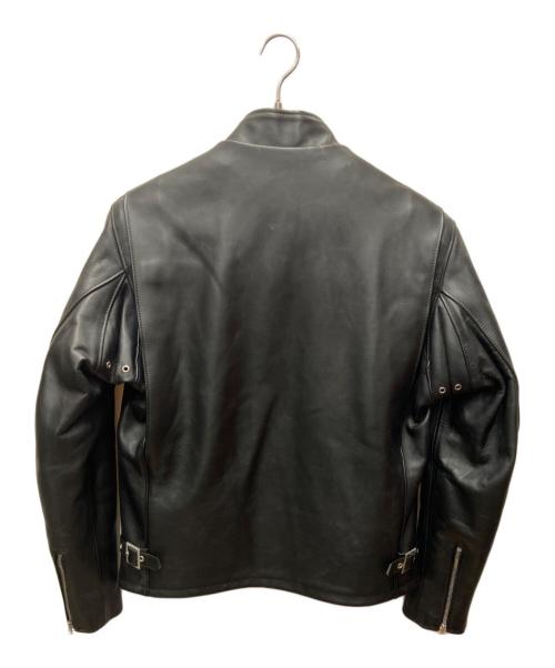 Schott（ショット）Schott (ショット) シングルライダースジャケット ブラック サイズ:42の古着・服飾アイテム
