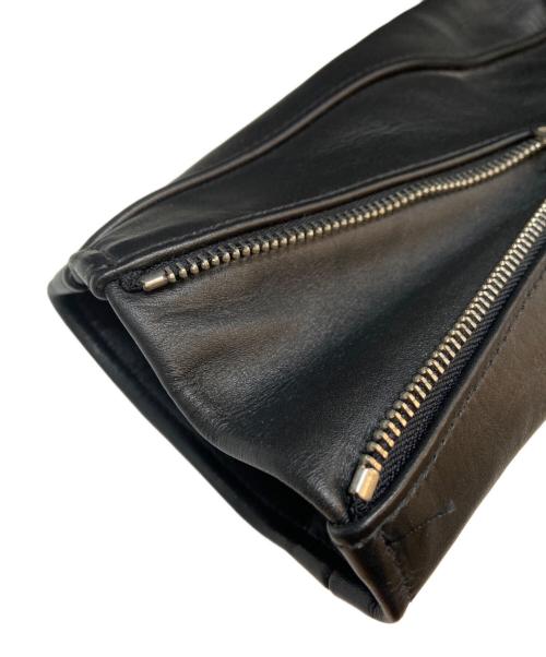 Schott（ショット）Schott (ショット) シングルライダースジャケット ブラック サイズ:42の古着・服飾アイテム