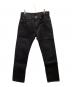 IRON HEART（アイアンハート）の古着「デニムパンツ/21oz EXTRA HEAVY DENIM」｜ブラック