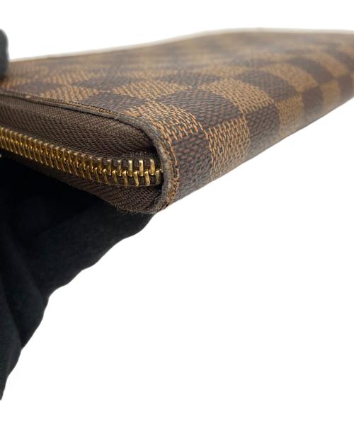 LOUIS VUITTON（ルイ ヴィトン）LOUIS VUITTON (ルイ ヴィトン) ラウンドファスナー財布 ブラウンの古着・服飾アイテム