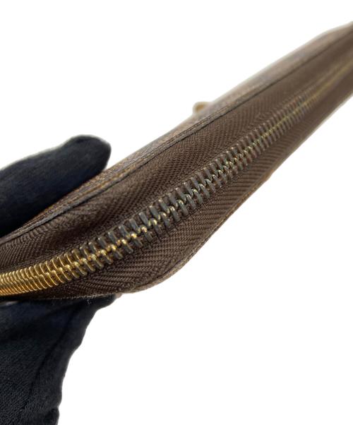 LOUIS VUITTON（ルイ ヴィトン）LOUIS VUITTON (ルイ ヴィトン) ラウンドファスナー財布 ブラウンの古着・服飾アイテム