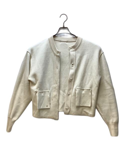 IENA（イエナ）IENA (イエナ) 厚手カーディガン アイボリー サイズ:FREEの古着・服飾アイテム