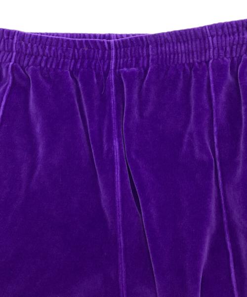 Needles（ニードルズ）Needles (ニードルズ) トラックパンツ/23AW/ナロートラックパンツ パープル×ブラック サイズ:Lの古着・服飾アイテム