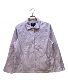 stussy（ステューシー）の古着「コーチジャケット」｜ピンク