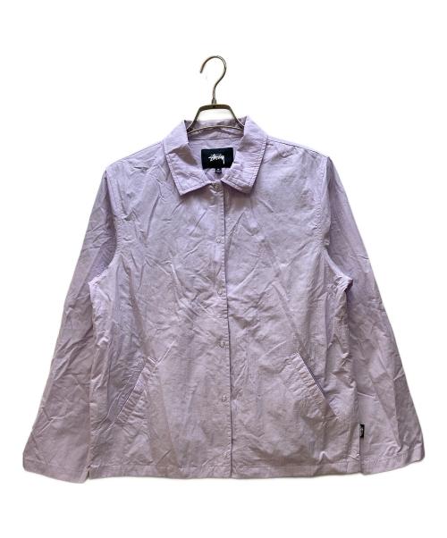 stussy（ステューシー）stussy (ステューシー) コーチジャケット ピンク サイズ:Mの古着・服飾アイテム