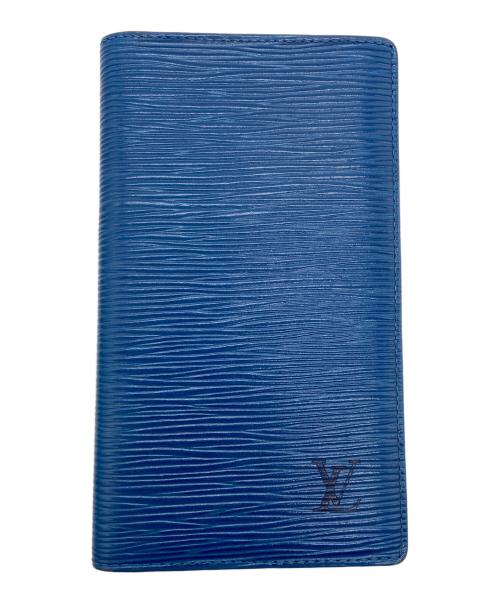 LOUIS VUITTON（ルイ ヴィトン）LOUIS VUITTON (ルイ ヴィトン) 手帳カバー/アジェンダ・ポッシュ ブルーの古着・服飾アイテム
