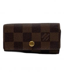 LOUIS VUITTON（ルイ ヴィトン）の古着「キーケース/ダミエ・キーケース ミュルティクレ4」｜ブラウン