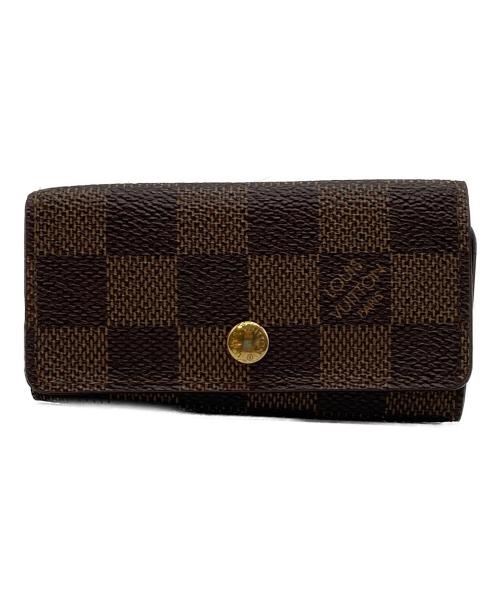 LOUIS VUITTON（ルイ ヴィトン）LOUIS VUITTON (ルイ ヴィトン) キーケース/ダミエ・キーケース ミュルティクレ4 ブラウンの古着・服飾アイテム