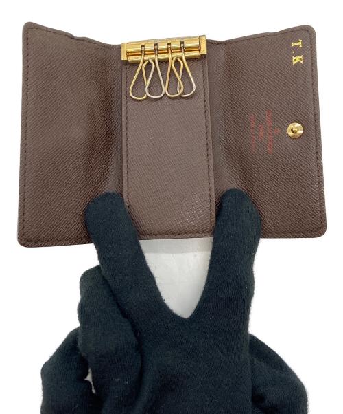 LOUIS VUITTON（ルイ ヴィトン）LOUIS VUITTON (ルイ ヴィトン) キーケース/ダミエ・キーケース ミュルティクレ4 ブラウンの古着・服飾アイテム