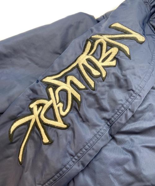 AVIREX（アヴィレックス）AVIREX (アヴィレックス) ジャケットNEW YORK HOODED AWARD JACKET ネイビー サイズ:Lの古着・服飾アイテム