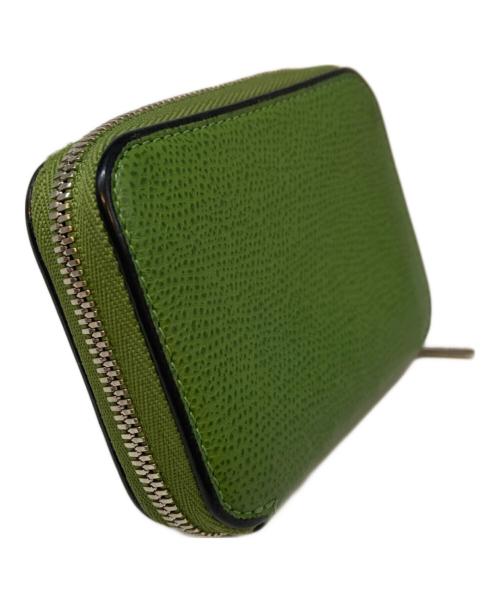 Valextra（ヴァレクストラ）Valextra (ヴァレクストラ) カードケース グリーンの古着・服飾アイテム