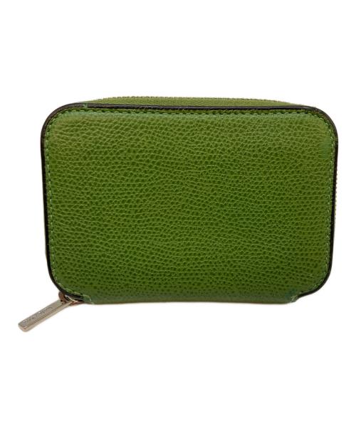 Valextra（ヴァレクストラ）Valextra (ヴァレクストラ) カードケース グリーンの古着・服飾アイテム