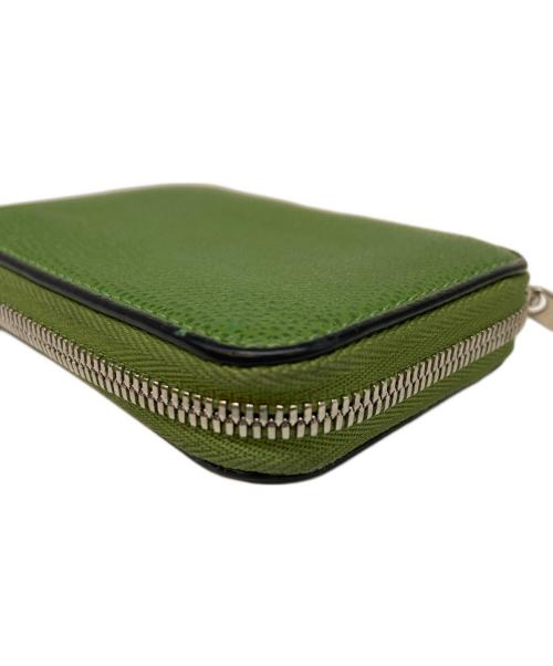 Valextra（ヴァレクストラ）Valextra (ヴァレクストラ) カードケース グリーンの古着・服飾アイテム