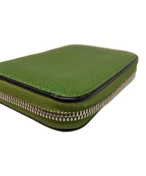 Valextra（ヴァレクストラ）Valextra (ヴァレクストラ) カードケース グリーンの古着・服飾アイテム