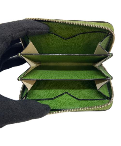 Valextra（ヴァレクストラ）Valextra (ヴァレクストラ) カードケース グリーンの古着・服飾アイテム