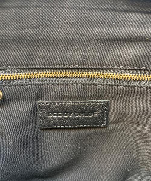 SEE BY CHLOE（シーバイクロエ）SEE BY CHLOE (シーバイクロエ) ボストンバッグ ブラックの古着・服飾アイテム