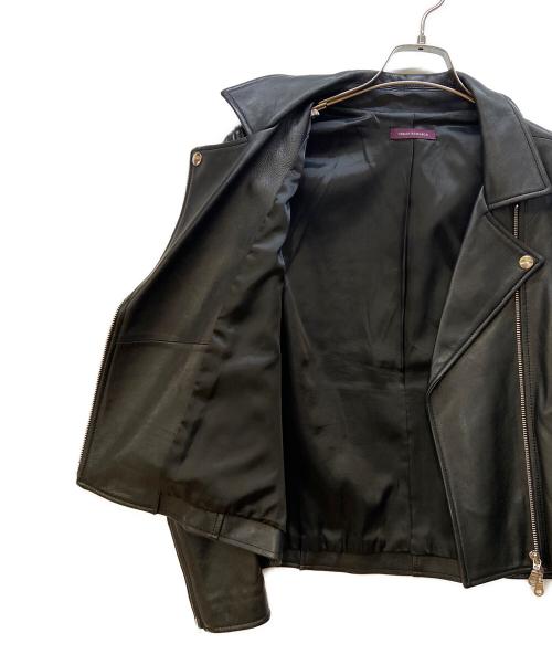 URBAN RESEARCH（アーバンリサーチ）URBAN RESEARCH (アーバンリサーチ) ダブルライダースジャケット/れざーじゃ ブラック サイズ:Mの古着・服飾アイテム