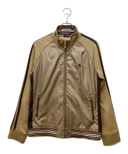 BURBERRY BLACK LABEL（バーバリーブラックレーベル）BURBERRY BLACK LABEL (バーバリーブラックレーベル) トラックジャケット カーキ×ブラック サイズ:Lの古着・服飾アイテム