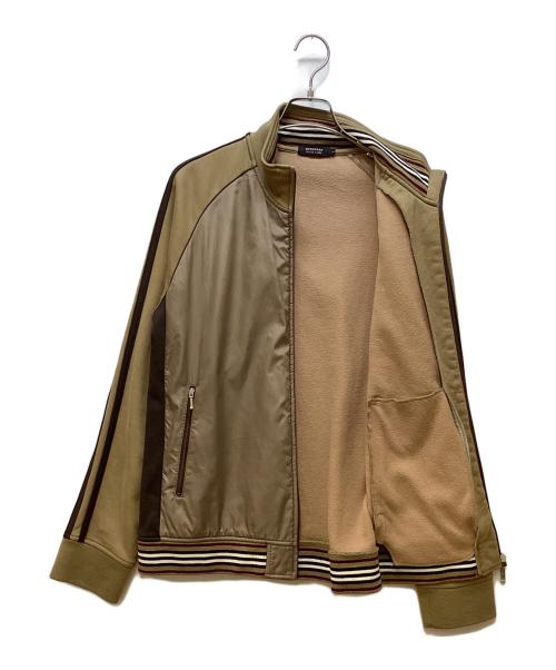 BURBERRY BLACK LABEL（バーバリーブラックレーベル）BURBERRY BLACK LABEL (バーバリーブラックレーベル) トラックジャケット カーキ×ブラック サイズ:Lの古着・服飾アイテム
