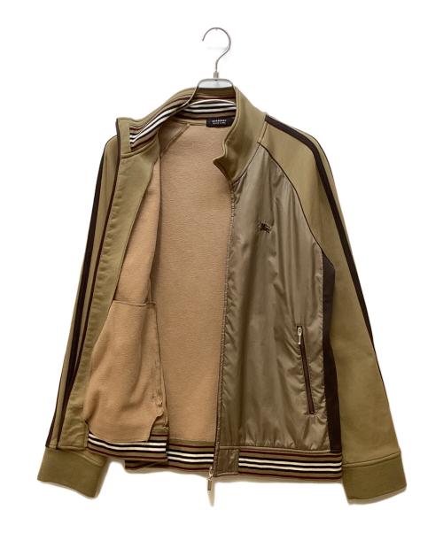 BURBERRY BLACK LABEL（バーバリーブラックレーベル）BURBERRY BLACK LABEL (バーバリーブラックレーベル) トラックジャケット カーキ×ブラック サイズ:Lの古着・服飾アイテム
