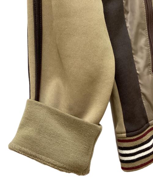 BURBERRY BLACK LABEL（バーバリーブラックレーベル）BURBERRY BLACK LABEL (バーバリーブラックレーベル) トラックジャケット カーキ×ブラック サイズ:Lの古着・服飾アイテム