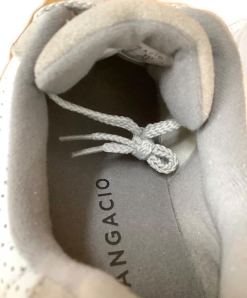 Sangacio（サンガッチョ）SANGACIO (サンガッチョ) BRANDALISED (ブランダライズド) ローカットスニーカー ホワイト×ベージュ サイズ:27.5の古着・服飾アイテム