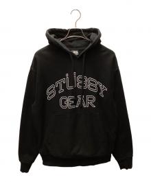 stussy（ステューシー）の古着「プルオーバーパーカー」｜ブラック