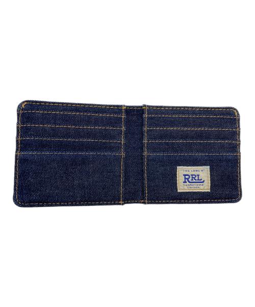 RRL（ダブルアールエル）RRL (ダブルアールエル) 2つ折り財布 インディゴの古着・服飾アイテム