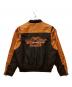 HARLEY-DAVIDSON (ハーレーダビッドソン) レーシングジャケット ブラック×オレンジ サイズ:XL：4000円