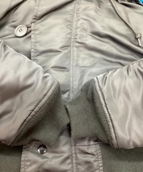 ALPHA（アルファ）ALPHA (アルファ) X-GIRL (エックスガール) N-2Bジャケット ブラック×ブルー サイズ:Mの古着・服飾アイテム