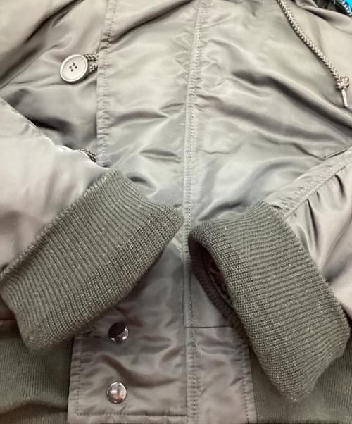 ALPHA（アルファ）ALPHA (アルファ) X-GIRL (エックスガール) N-2Bジャケット ブラック×ブルー サイズ:Mの古着・服飾アイテム