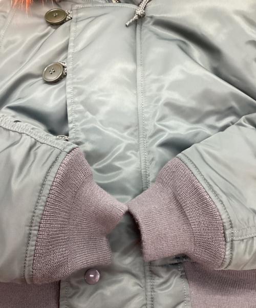 ALPHA（アルファ）ALPHA (アルファ) X-GIRL (エックスガール) N-2Bジャケット カーキ×オレンジ サイズ:Mの古着・服飾アイテム