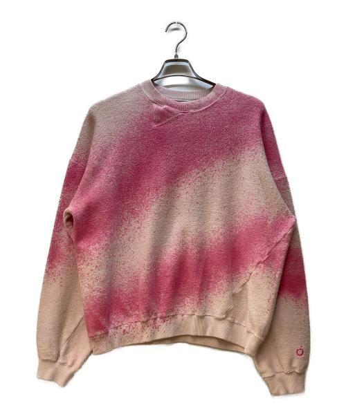NOMA t.d.（ノーマティーディー）NOMA t.d. (ノーマティーディー) クルーネックスウェット ピンク サイズ:FREEの古着・服飾アイテム