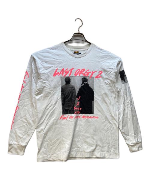 UNDERCOVER（アンダーカバー）UNDERCOVER (アンダーカバー) HUMAN MADE (ヒューマンメイド) 長袖カットソー/LAST ORGY 2 L/S T-SHIRT ホワイト サイズ:XLの古着・服飾アイテム