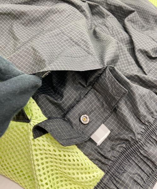 JORDAN（ジョーダン）JORDAN (ジョーダン) ナイロンパンツ/エンジニアード ウーブン トラックスーツ ブラック×グリーン サイズ:XLの古着・服飾アイテム