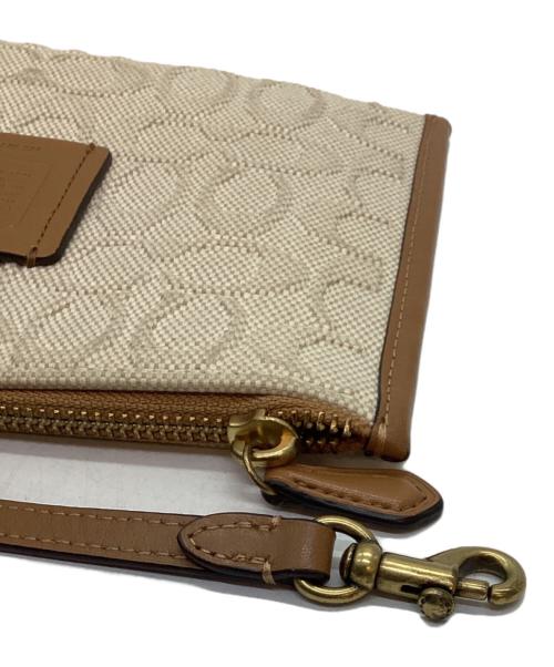 COACH（コーチ）COACH (コーチ) トートバッグ ホワイト×ブラウンの古着・服飾アイテム