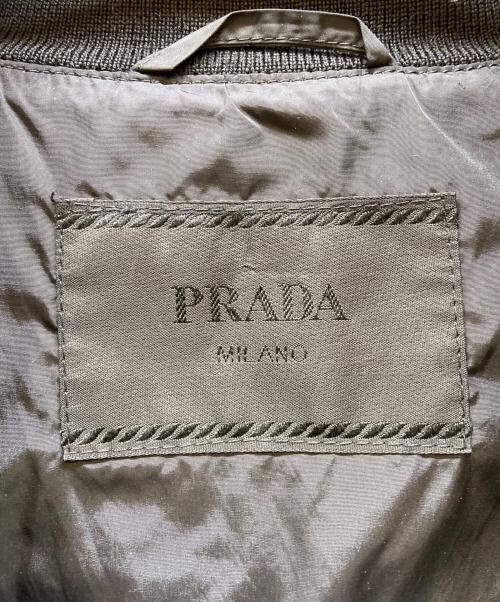 PRADA（プラダ）PRADA (プラダ) 中綿ジャケット ブラック サイズ:SIZE 48の古着・服飾アイテム