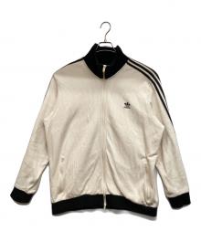 adidas（アディダス）の古着「トラックジャケット」｜アイボリー×ブラック