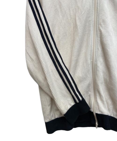 adidas（アディダス）adidas (アディダス) トラックジャケット アイボリー×ブラック サイズ:2XLの古着・服飾アイテム