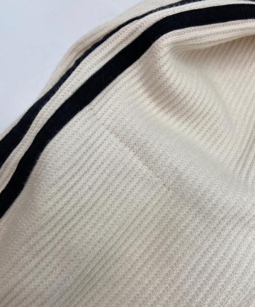 adidas（アディダス）adidas (アディダス) トラックジャケット アイボリー×ブラック サイズ:2XLの古着・服飾アイテム