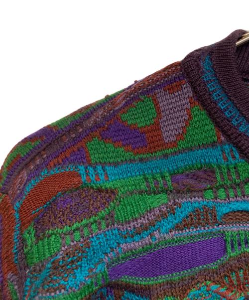 Coogi（クージー）Coogi (クージー) 厚手ニット マルチカラー サイズ:Lの古着・服飾アイテム