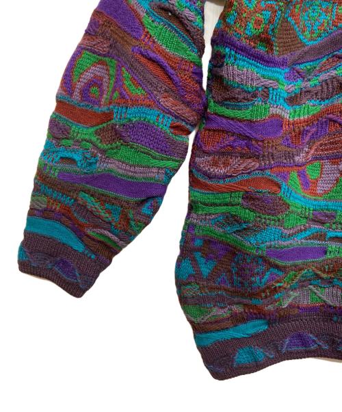Coogi（クージー）Coogi (クージー) 厚手ニット マルチカラー サイズ:Lの古着・服飾アイテム